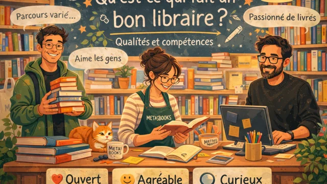 Illustration: Qu’est-ce qui fait un bon libraire ? | MetasBooks