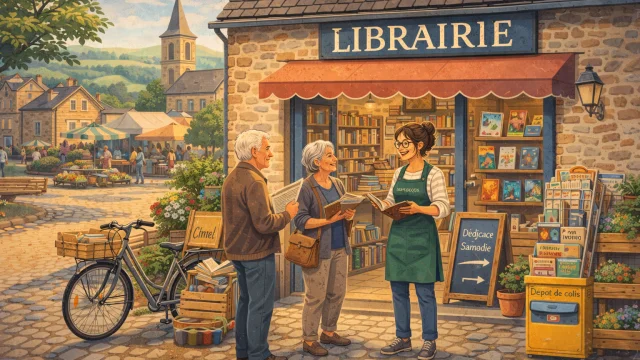 Illustration: Ouvrir une librairie en milieu rural | MetasBooks